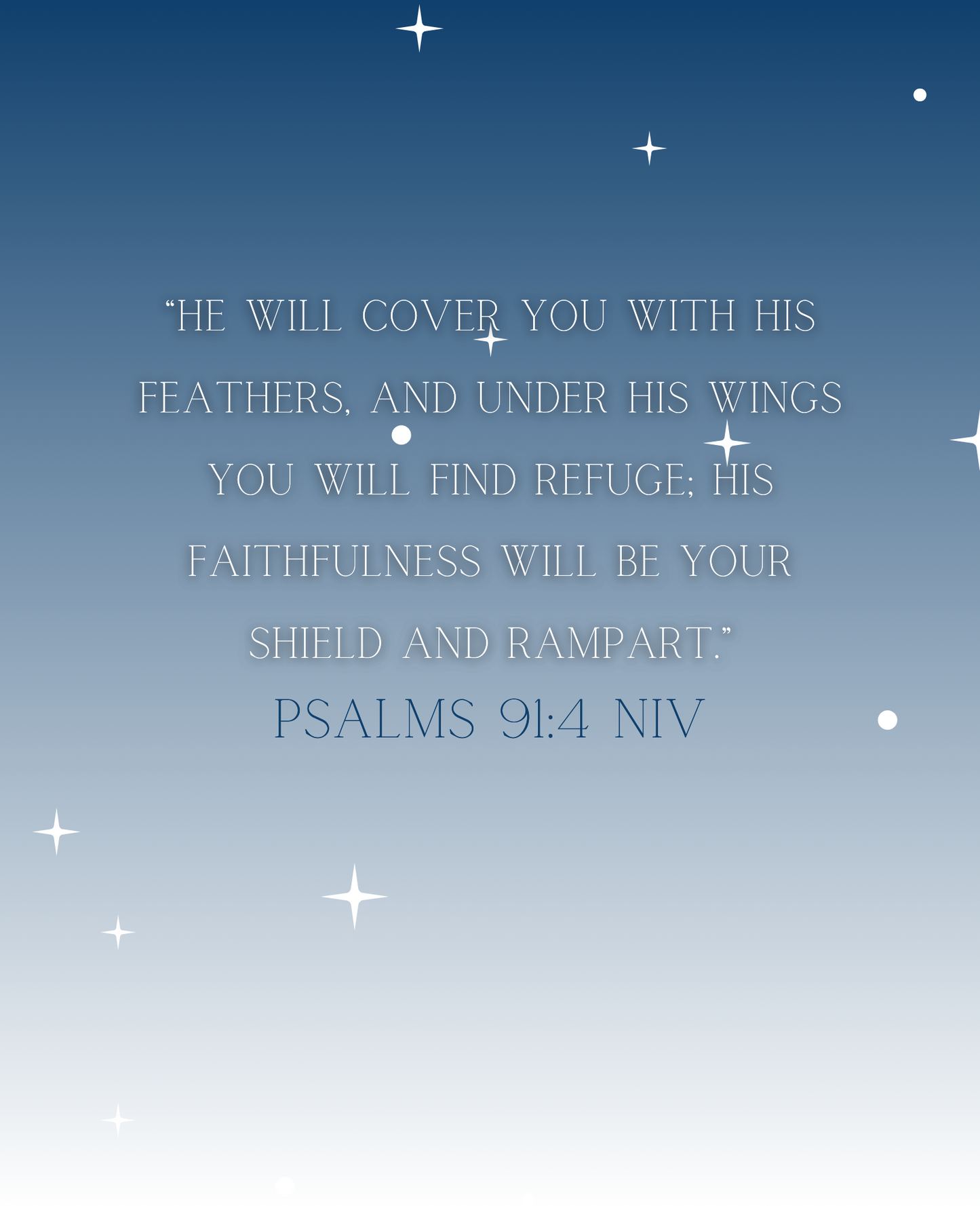 Under His Wings Journal